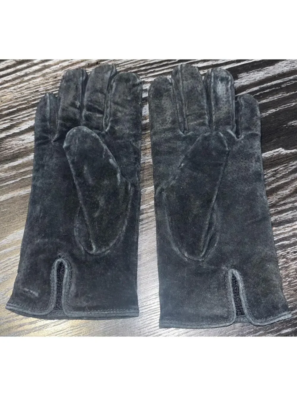 Isotoner Gloves Black Women RN 22605 Aris 115 Suede (B4) - Picture 2 of 3